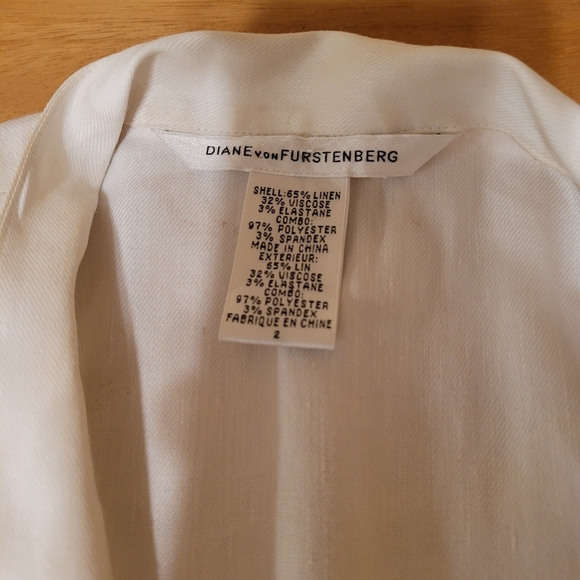 Dianne Von Furstenberg white blazer - Picture 6 of 11